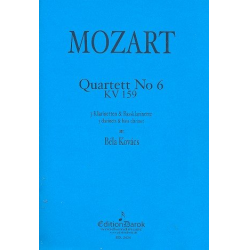 Quartett Nr.6 KV159 : - Wolfgang Amadeus Mozart