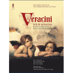 MUSIC MINUS ONE ALTO/TREBLE RECORDER (VL) : - Francesco Maria Veracini