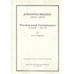 Thema und Variationen D-Moll Op. 18 - Johannes Brahms