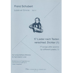 17 Lieder nach Texten verschiedener - Franz Schubert