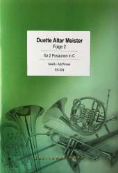 Duette alter Meister 2 (Posaune) - Diverse / Arr. Adi Rinner