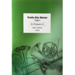 Duette alter Meister 2 (Posaune) -Diverse / Arr.Adi Rinner
