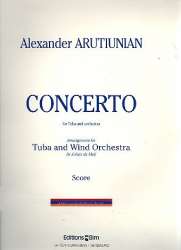 Concerto for Tuba and Concert Band (Score) - Alexander Arutjunjan