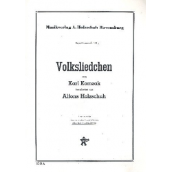 Volksliedchen : für Akkordeon - Karl Komzák (Sohn)