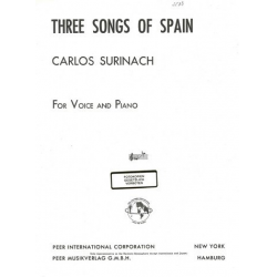 3 Songs of Spain : - Carlos Surinach