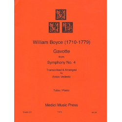 Gavotte from Symphoniy no.4 : - William Boyce