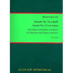 Sonate E-Moll - Henry Eccles