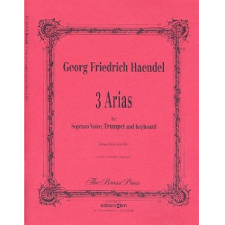 3 Arien : für Sopran, Trompete und - Georg Friedrich Händel (George Frederic Handel)