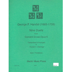 9 Duets from Concerti Grossi op.6 : for - Georg Friedrich Händel (George Frederic Handel)