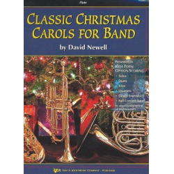 Classic Christmas Carols for Band - Flute -David Newell