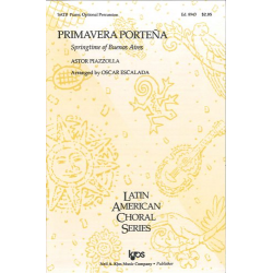 Primavera Portena / Springtime of Buenos Aires - Tango -Astor Piazzolla / Arr.Oscar Escalada