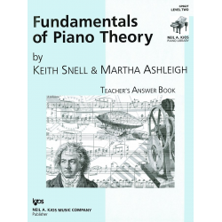 Fundamentals of Piano Theory, Level 2 Answer Book -Keith Snell / Arr.Martha Ashleigh