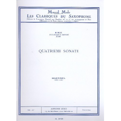 Quatrieme Sonate - Georg Friedrich Händel (George Frederic Handel) / Arr. Marcel Mule