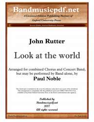 Look at the world - John Rutter / Arr. Paul Noble