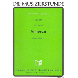 Scherzo : für Flöte und Klavier - Josef Bönisch