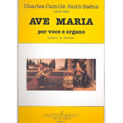 Ave Maria : per voce e organo (la) - Camille Saint-Saens