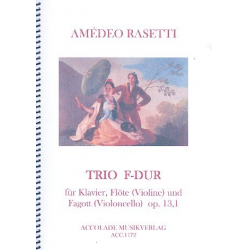 Trio Op. 13, 1 F-Dur - Amedeo Rasetti