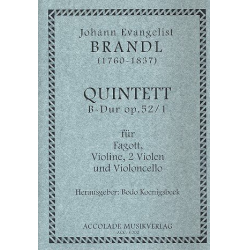 Quintett Op. 52-1 B-Dur - Johann Evangelist Brandl