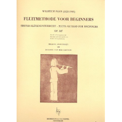 Erster Flötenunterricht op.387 Band 1 : - Wilhelm Popp