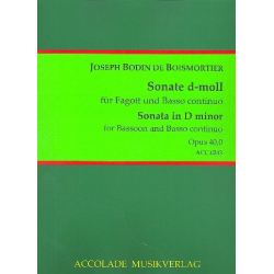 Sonate D-Moll Op. 40, 1 - Joseph Bodin de Boismortier