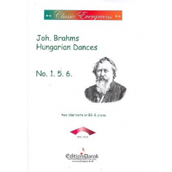 Hungarian Dances no.1, no.5, no.6 - Johannes Brahms / Arr. Jozsef Balogh