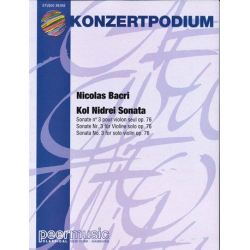 Kol Nidrei Sonata op.76 : - Nicolas Bacri