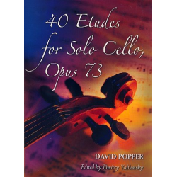 40 Etudes op.73 : for violoncello - David Popper