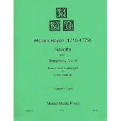 Gavotte from Symphony no.4 : - William Boyce