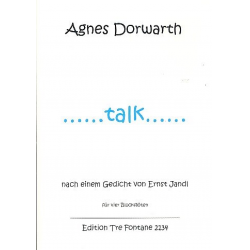 Talk für 4 Blockflöten (SATB) -Agnes Dorwarth