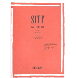 100 Studi op.32 vol.3 : - Hans Sitt