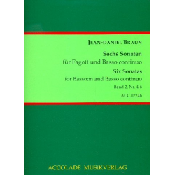 6 Sonaten Bd. 2 - Jean Daniel Braun