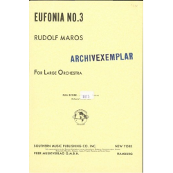 Eufonia 3 : - Rudolf Maros