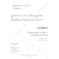 Contrapunctus Nr.1 aus Kunst der Fuge : - Johann Sebastian Bach