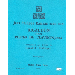Rigaudon from Pieces de Clavecin : - Jean-Philippe Rameau