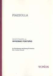 Invierno porteno for bandoneon and string orchestra - score - Astor Piazzolla