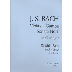 Sonata in G Major no.1 for Viola da gamba : - Johann Sebastian Bach