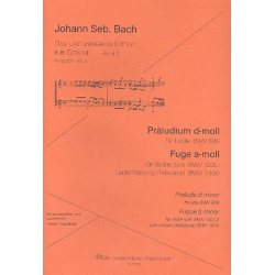 Präludium d-Moll BWV999 und - Johann Sebastian Bach