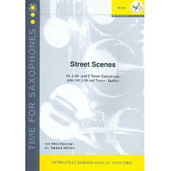 Street Scenes :  für 4 Saxophone (AATT/ -Alfred Newman