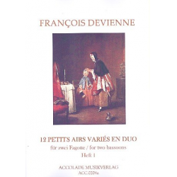 12 Petits Airs Varies En Duo Vol. 1 - Francois Devienne