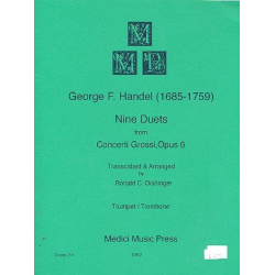 9 Duets from Concerti grossi op.6 : - Georg Friedrich Händel (George Frederic Handel)