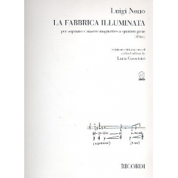 La fabbrica illuminata (+DVD) : für Sopran - Luigi Nono