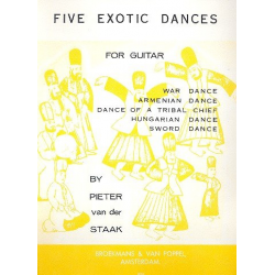 5 exotic Dances : for guitar - Pieter van der Staak