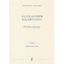 Poème épique : für Orchester - Alexander Glasunow