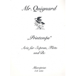Printemps : Arie für - J.-R. Quignard