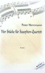 4 Stücke : für 4 Saxophone (SATBar) - Peter Herrmann