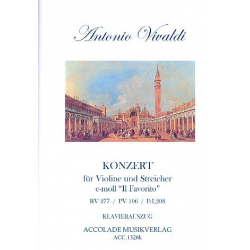 Konzert E-Moll Rv 277 - Antonio Vivaldi