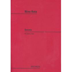 Sonata : per flauto e arpa -Nino Rota