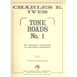 Tone Roads no.1 : for flute, clarinet, - Charles Edward Ives