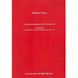 Unterrichtsstrategien bei Solokonzerten - Martin Peter