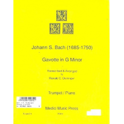 Gavotte in g Minor : - Johann Sebastian Bach